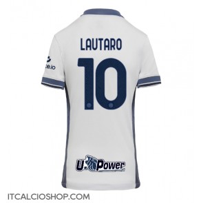 Inter Milan Lautaro Martinez #10 Seconda Maglia Femmina 2024-25 Manica Corta